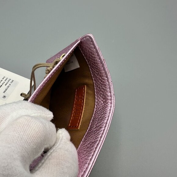 HOBO Pink Metallic Euro Slide Card Case ID Passport Holder - Picture 11 of 14